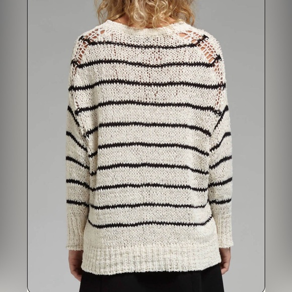 Iro Odessa Striped Sweater size Medium - Picture 2 of 4